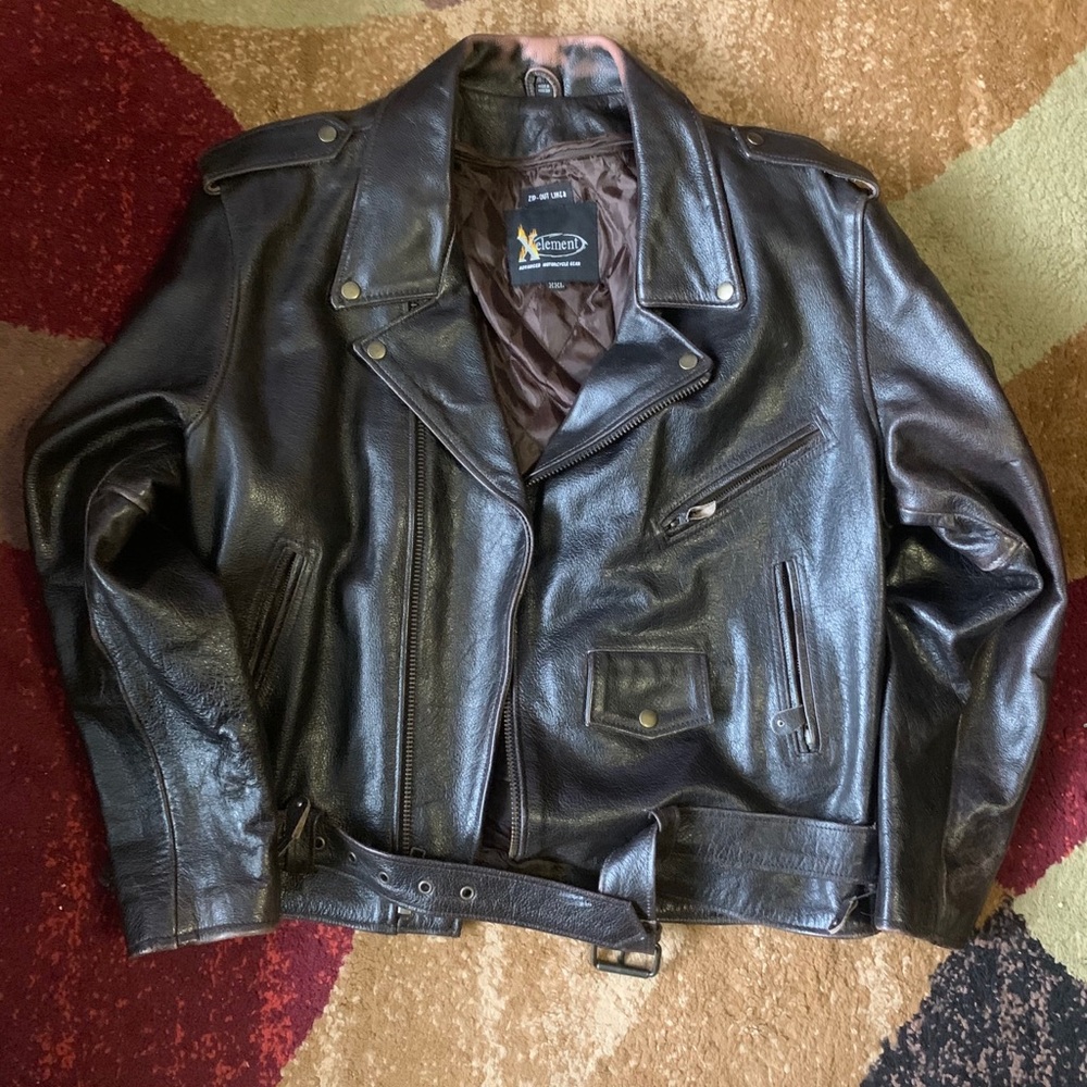 Women’s distressed Motorcycle Leather Jacket